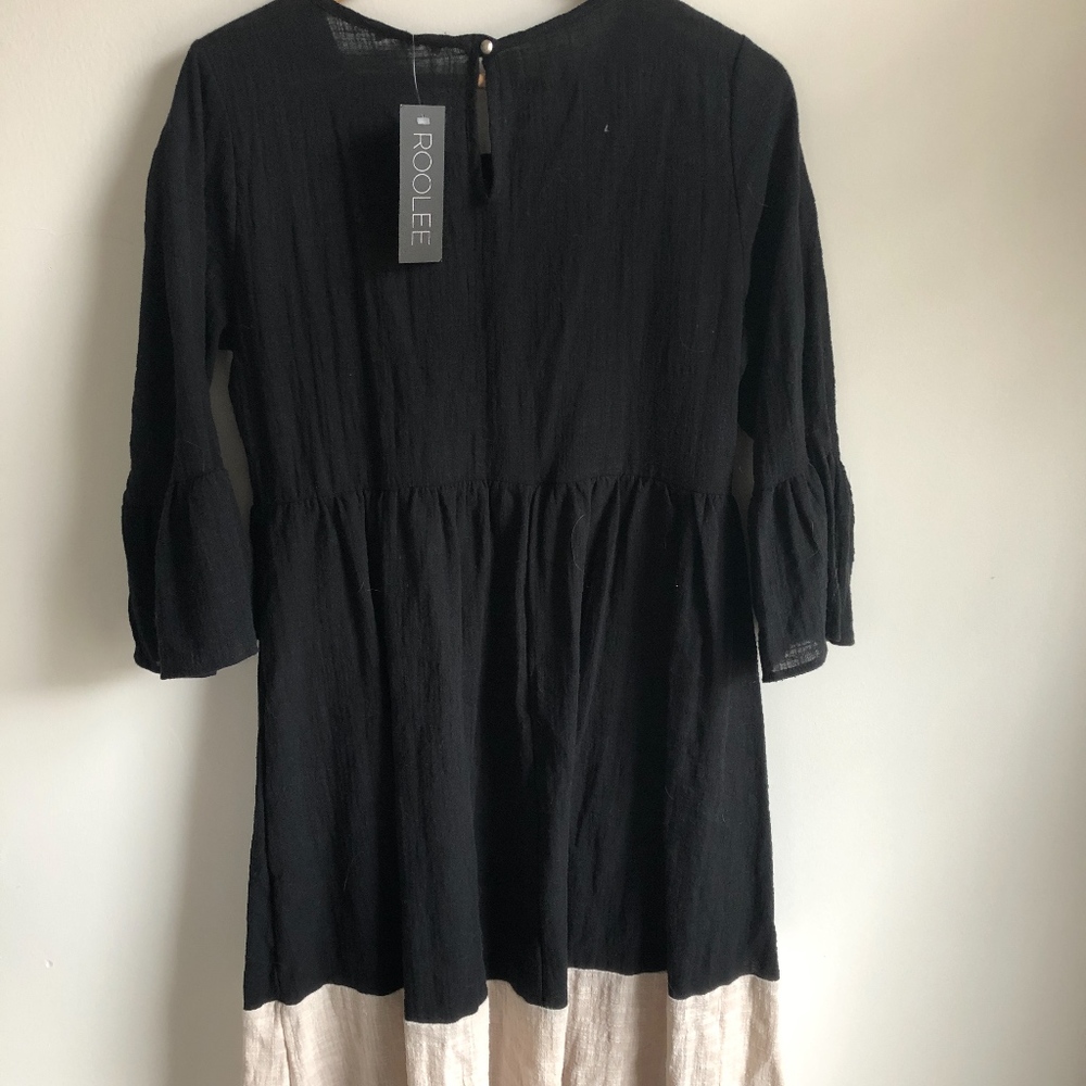 Roolee Meredith Midi Dress - Black - Picture 4 of 4